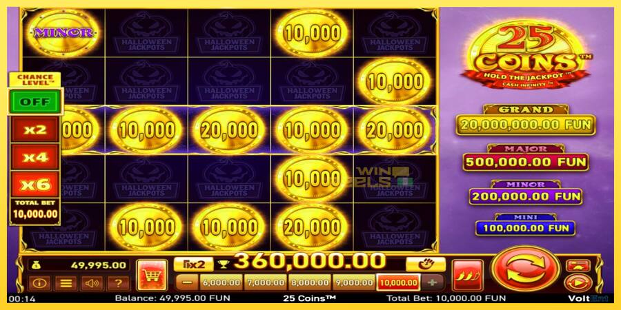 Afbeelding 3 speelautomaat 25 Coins Halloween Jackpots