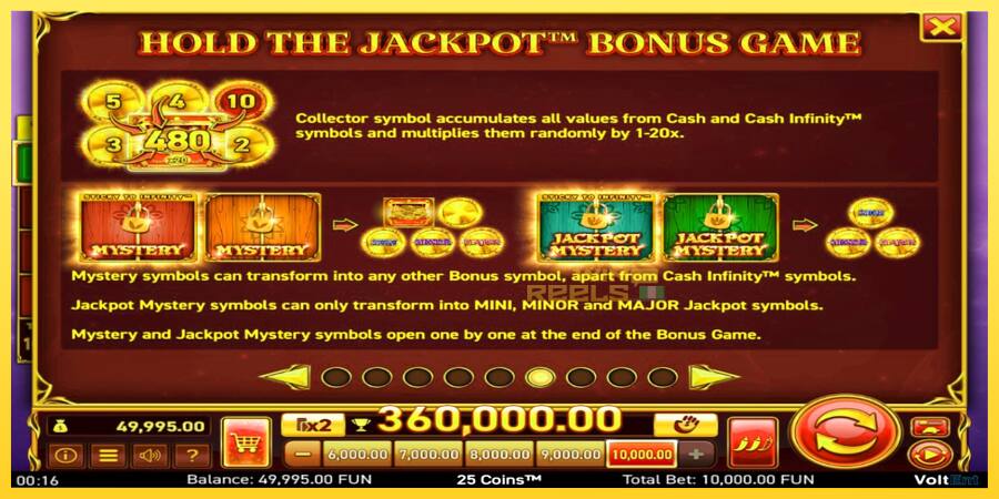 Afbeelding 6 speelautomaat 25 Coins Halloween Jackpots