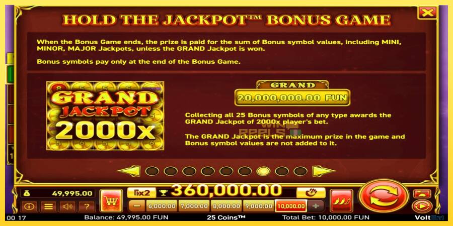 Afbeelding 7 speelautomaat 25 Coins Halloween Jackpots