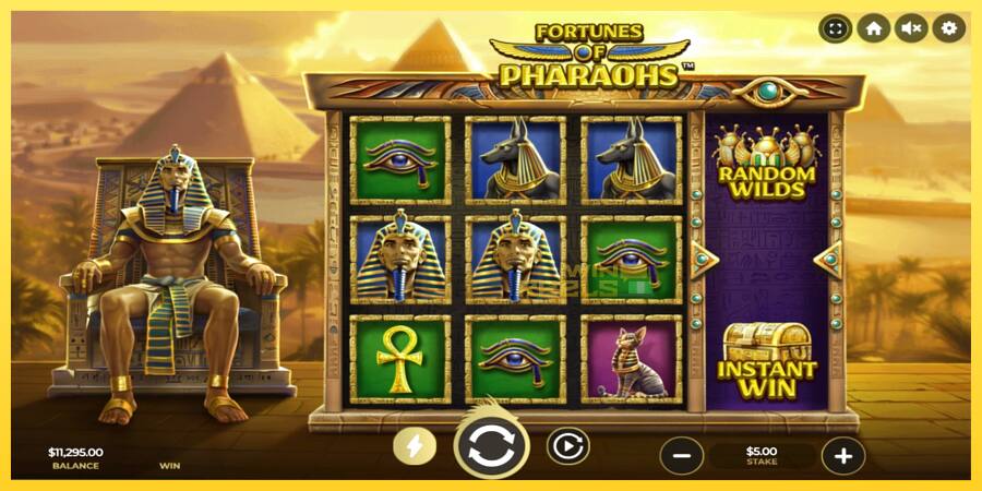 Afbeelding 2 speelautomaat Fortunes of Pharaohs