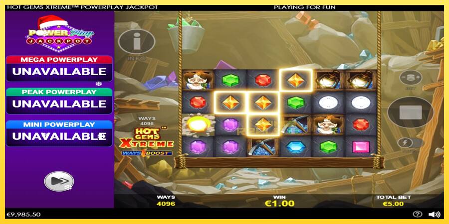 Afbeelding 3 speelautomaat Hot Gems Xtreme PowerPlay Jackpot