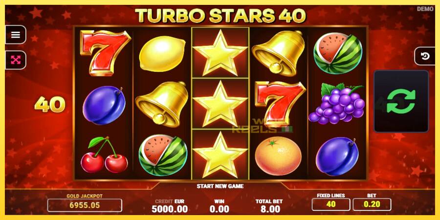 Afbeelding 1 speelautomaat Turbo Stars 40