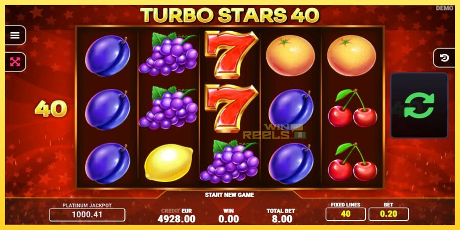 Afbeelding 2 speelautomaat Turbo Stars 40