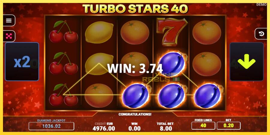 Afbeelding 3 speelautomaat Turbo Stars 40