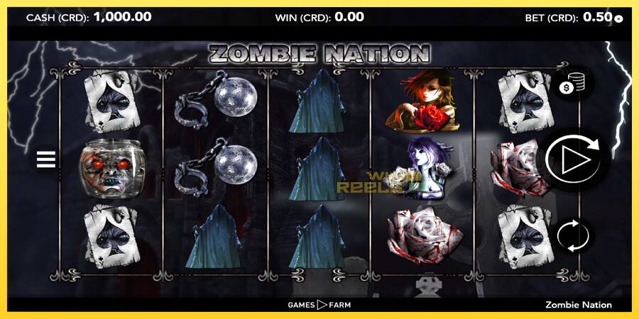 Afbeelding 1 speelautomaat Zombie Nation