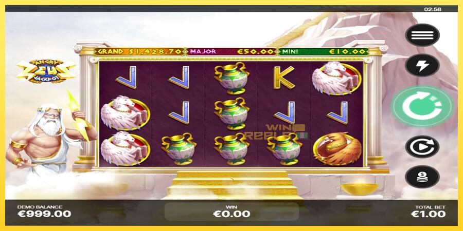 Afbeelding 2 speelautomaat Angry Zeus Jackpot