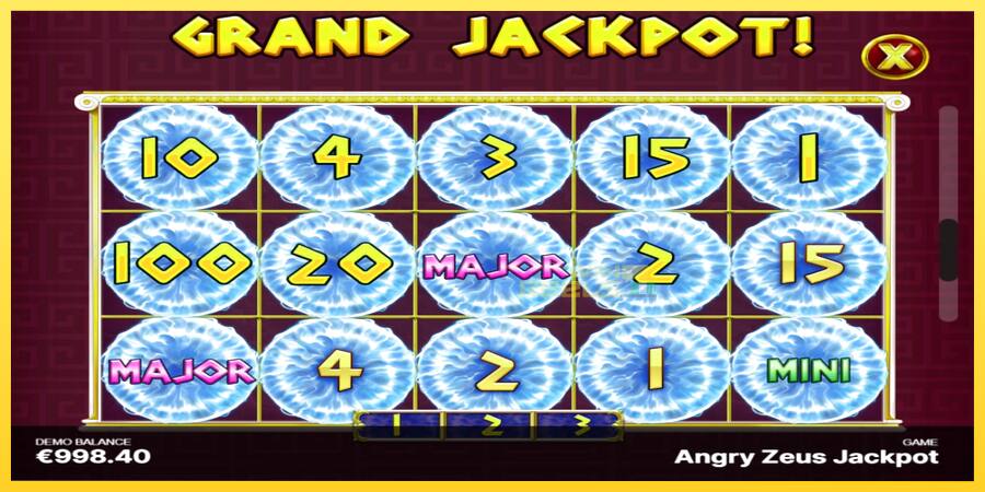 Afbeelding 7 speelautomaat Angry Zeus Jackpot