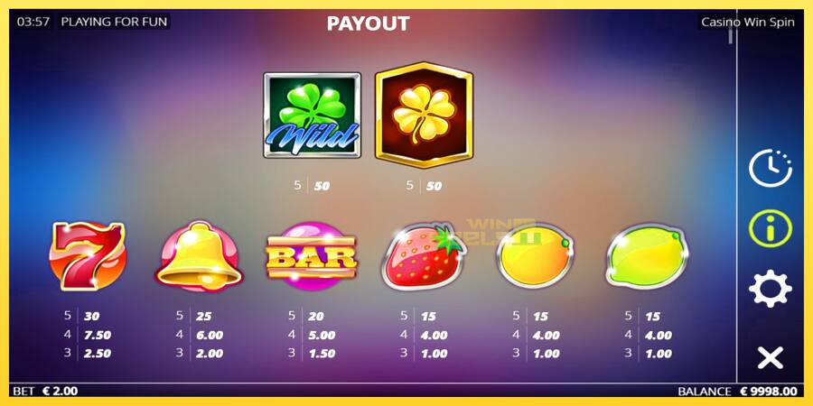 Afbeelding 4 speelautomaat Casino Win Spin