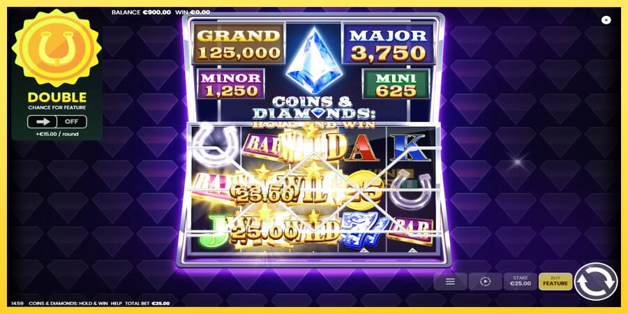 Afbeelding 3 speelautomaat Coins & Diamonds: Hold and Win