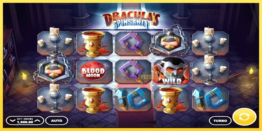 Afbeelding 1 speelautomaat Draculas Spinsanity