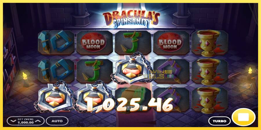 Afbeelding 2 speelautomaat Draculas Spinsanity