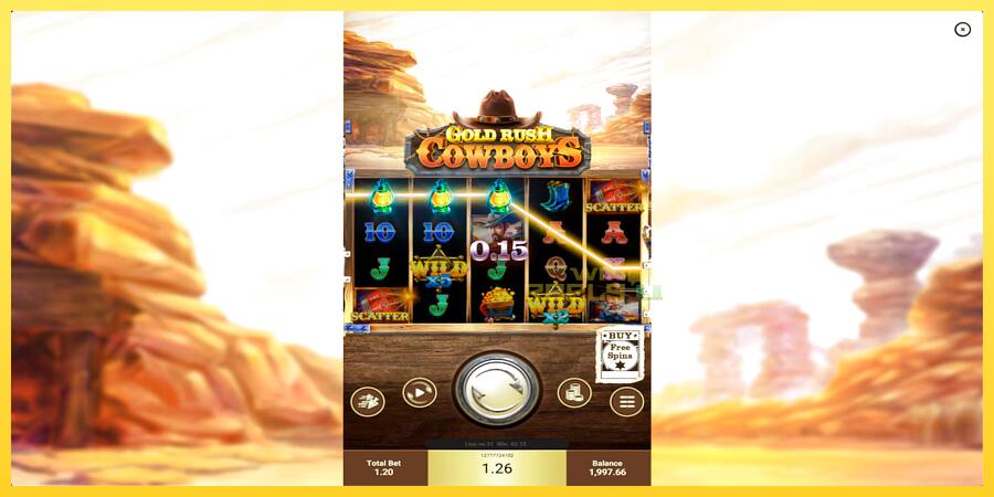 Afbeelding 2 speelautomaat Gold Rush Cowboys