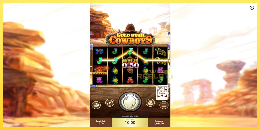 Afbeelding 4 speelautomaat Gold Rush Cowboys