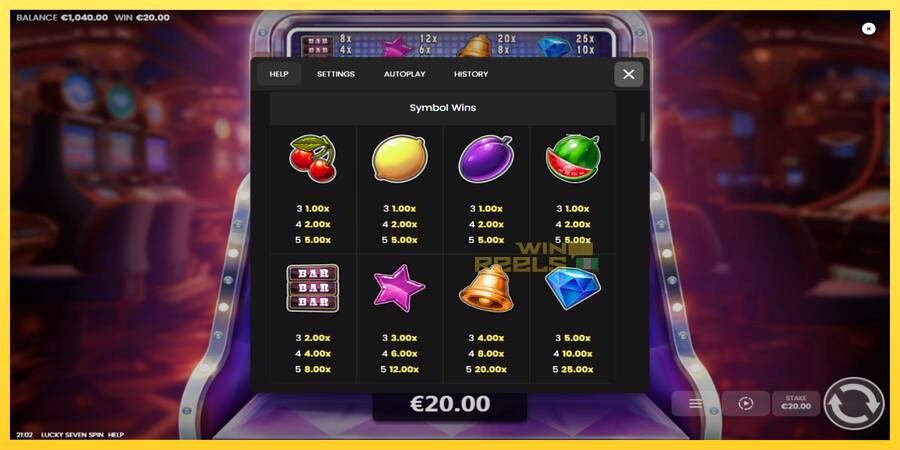 Afbeelding 5 speelautomaat Lucky Seven Spin