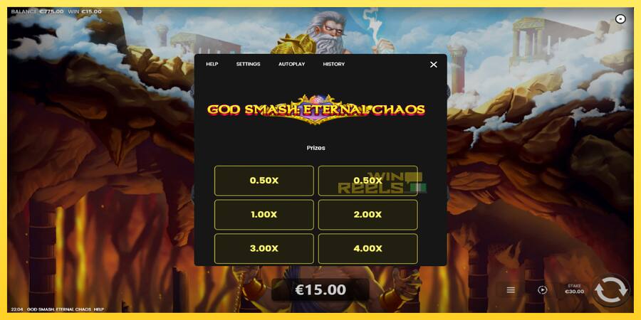 Afbeelding 5 speelautomaat God Smash: Eternal Chaos