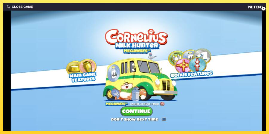 Afbeelding 1 speelautomaat Cornelius Milk Hunter Megaways