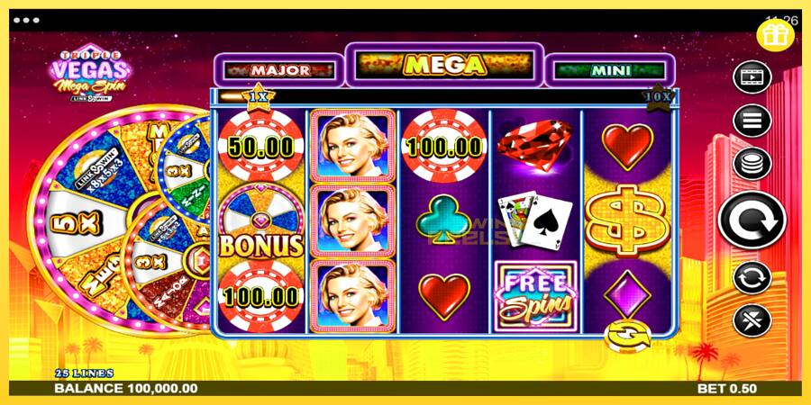 Afbeelding 1 speelautomaat Triple Vegas Mega Spin