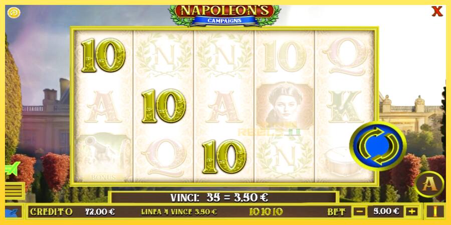 Afbeelding 3 speelautomaat Napoleons Campaigns