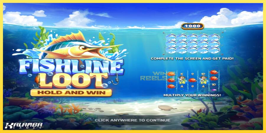 Afbeelding 1 speelautomaat Fishline Loot Hold and Win