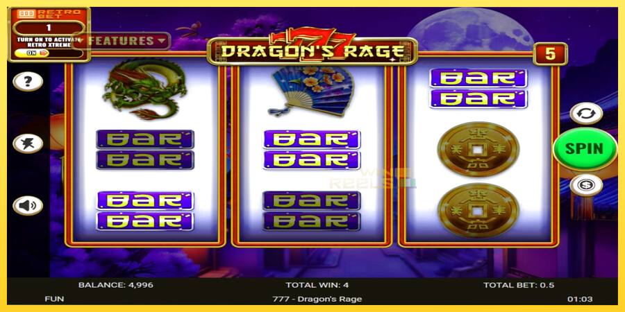 Afbeelding 3 speelautomaat 777 - Dragons Rage