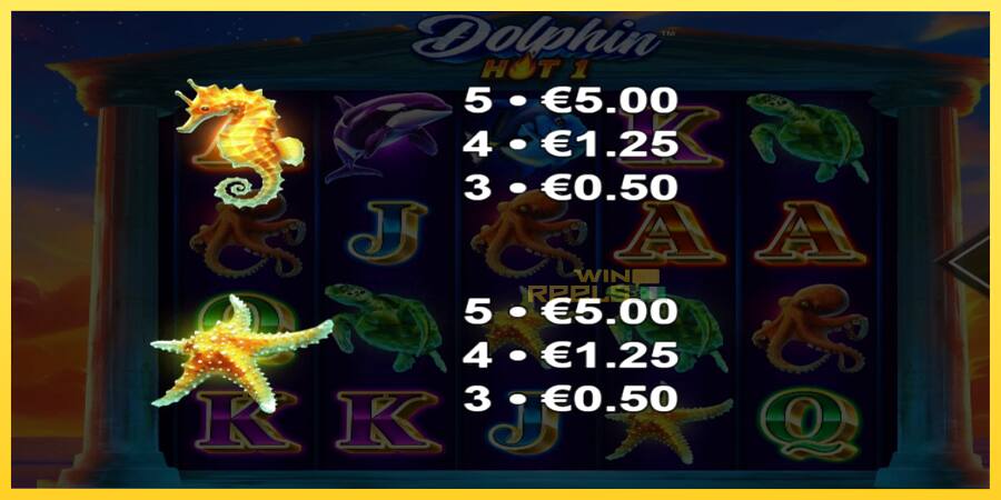 Afbeelding 6 speelautomaat Dolphin Hot 1