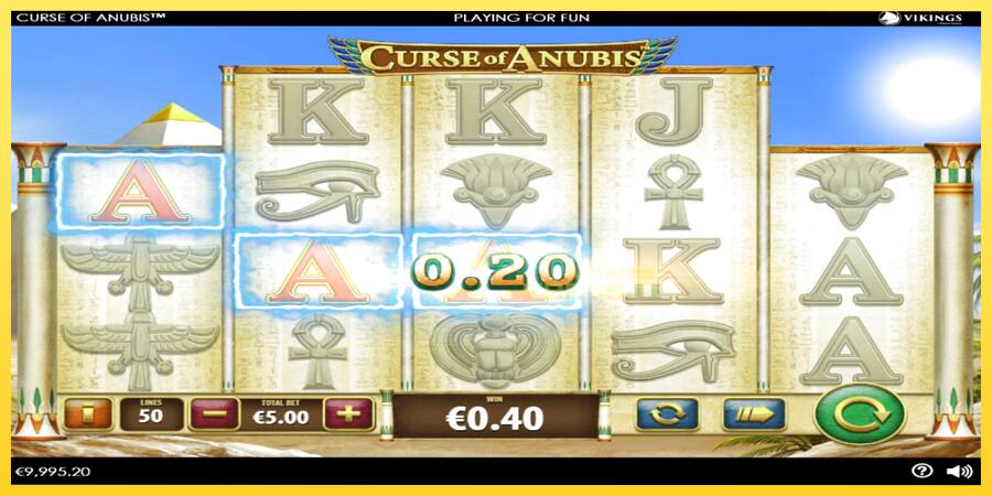 Afbeelding 2 speelautomaat Curse of Anubis