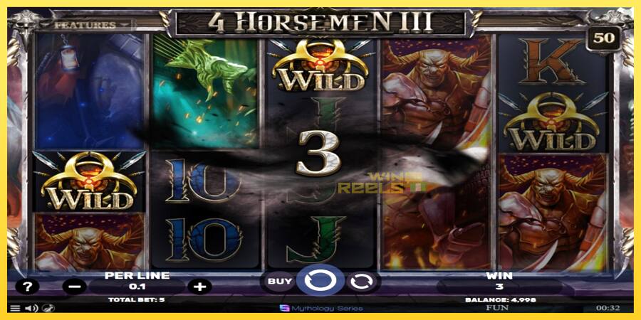 Afbeelding 3 speelautomaat 4 Horsemen III