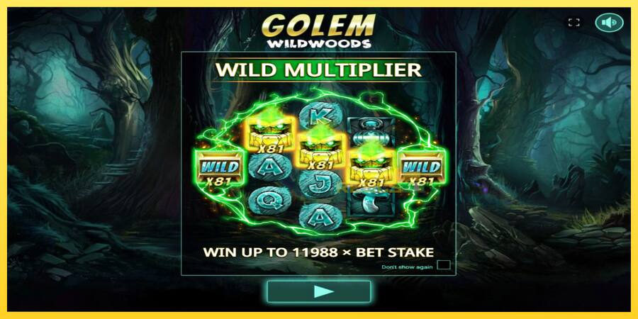 Afbeelding 1 speelautomaat Golem Wildwoods