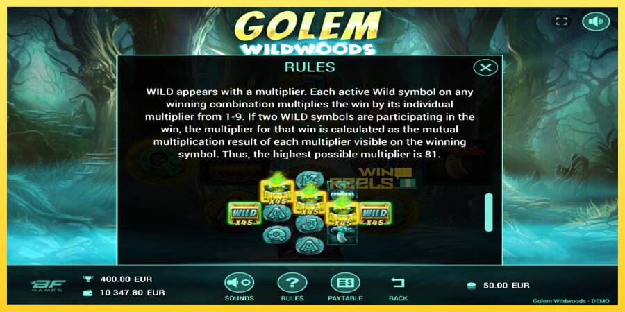 Afbeelding 5 speelautomaat Golem Wildwoods