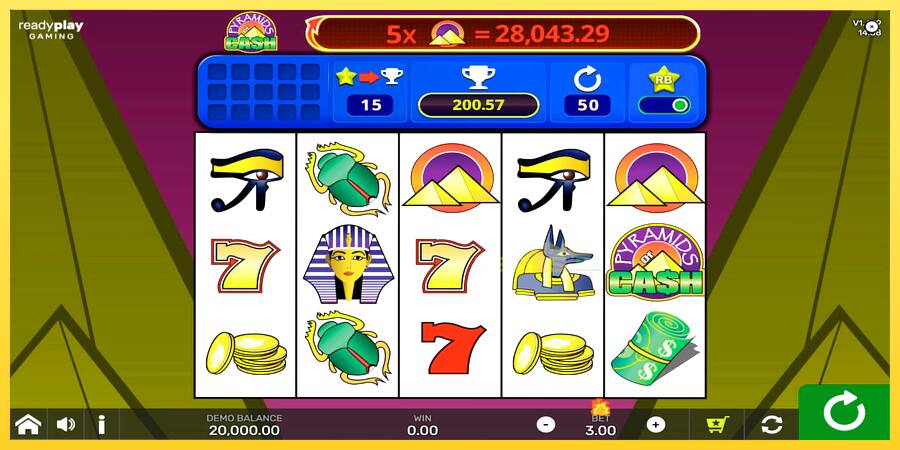 Afbeelding 1 speelautomaat Pyramids of Cash with Reel Bingo