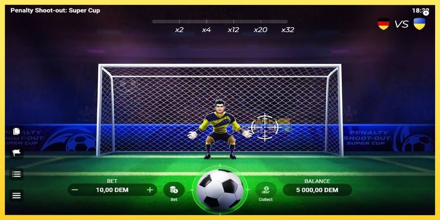 Afbeelding 2 speelautomaat Penalty Shoot-Out: Super Cup