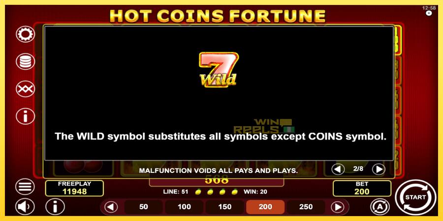 Afbeelding 6 speelautomaat Hot Coins Fortune