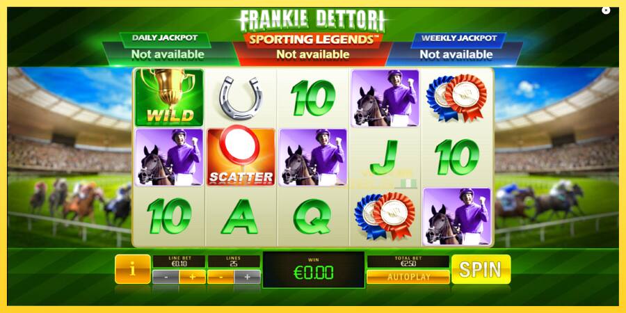 Afbeelding 2 speelautomaat Frankie Dettori Sporting Legends