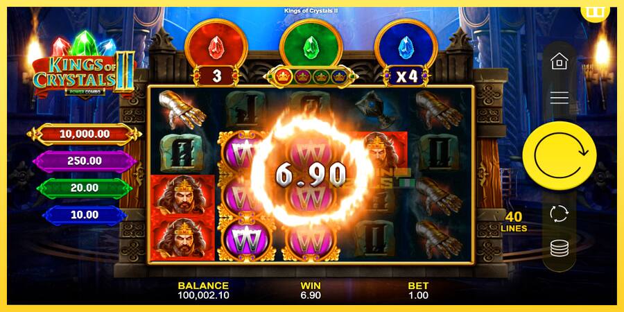 Afbeelding 4 speelautomaat Kings of Crystals II Power Combo