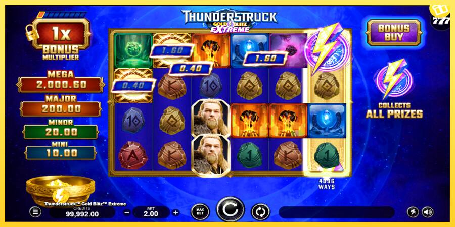 Afbeelding 2 speelautomaat Thunderstruck Gold Blitz Extreme