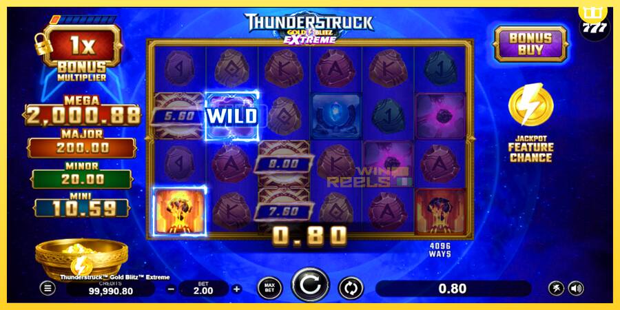 Afbeelding 3 speelautomaat Thunderstruck Gold Blitz Extreme