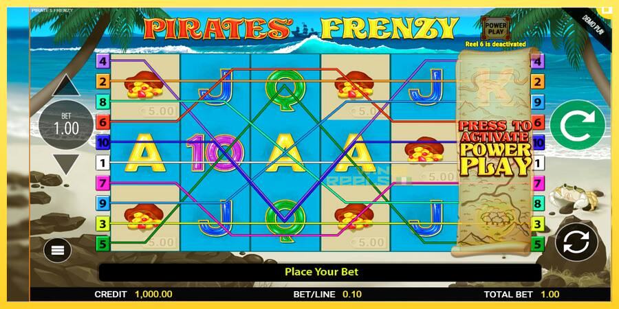 Afbeelding 1 speelautomaat Pirates Frenzy