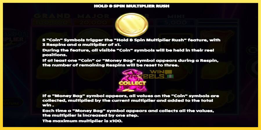 Afbeelding 5 speelautomaat Hold & Spin Multiplier Rush