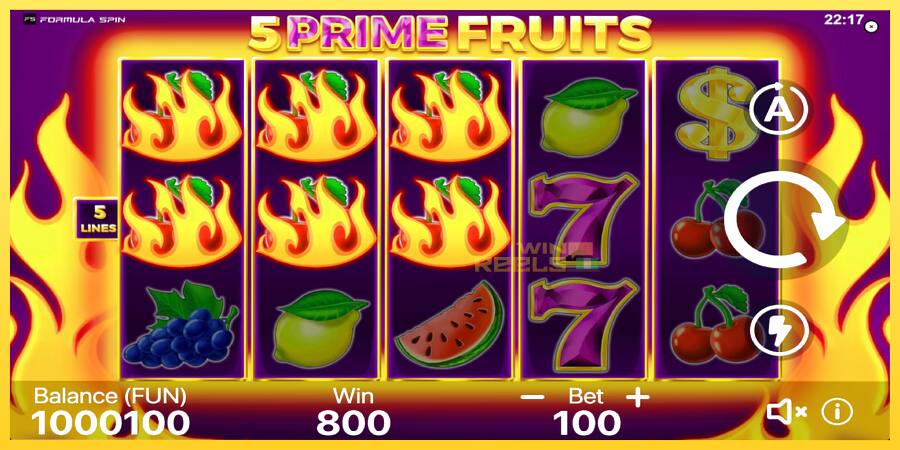 Afbeelding 4 speelautomaat 5 Prime Fruits