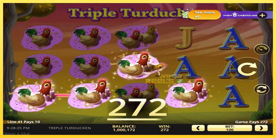 Afbeelding 2 speelautomaat Triple Turducken