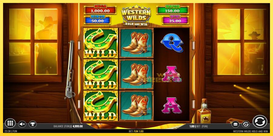 Afbeelding 2 speelautomaat Western Wilds Hold and Win