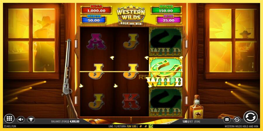 Afbeelding 3 speelautomaat Western Wilds Hold and Win