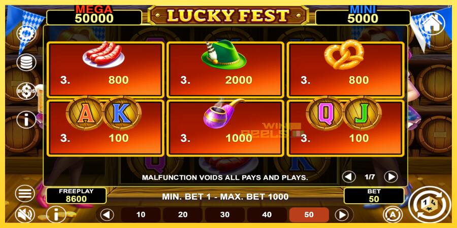 Afbeelding 5 speelautomaat Lucky Fest Hold & Win