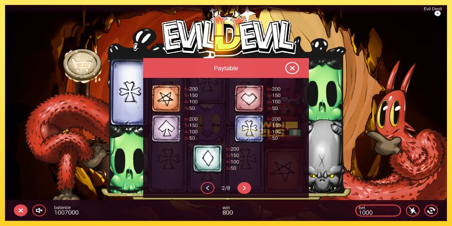 Afbeelding 6 speelautomaat Evil Devil