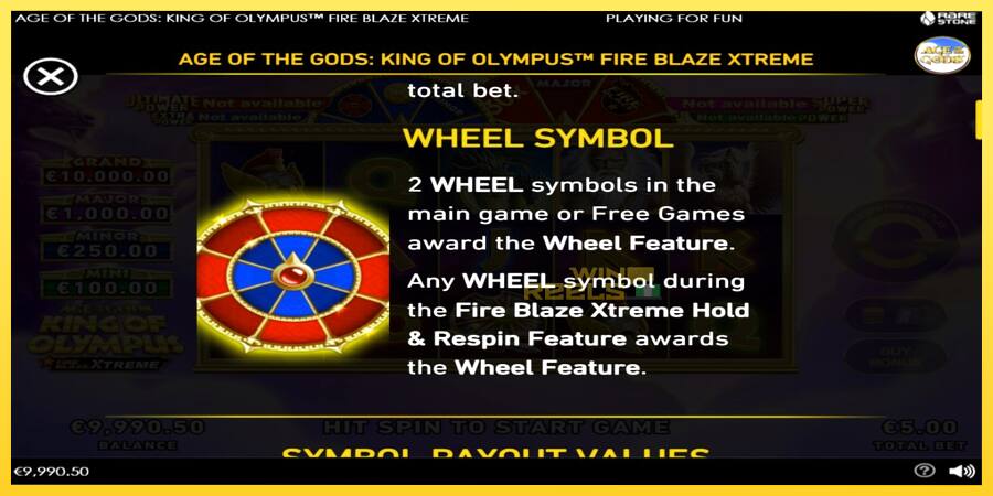 Afbeelding 5 speelautomaat Age of the Gods: King of Olympus Fire Blaze Xtreme