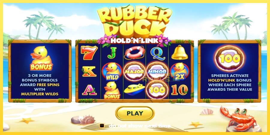 Afbeelding 1 speelautomaat Rubber Duck Hold N Link