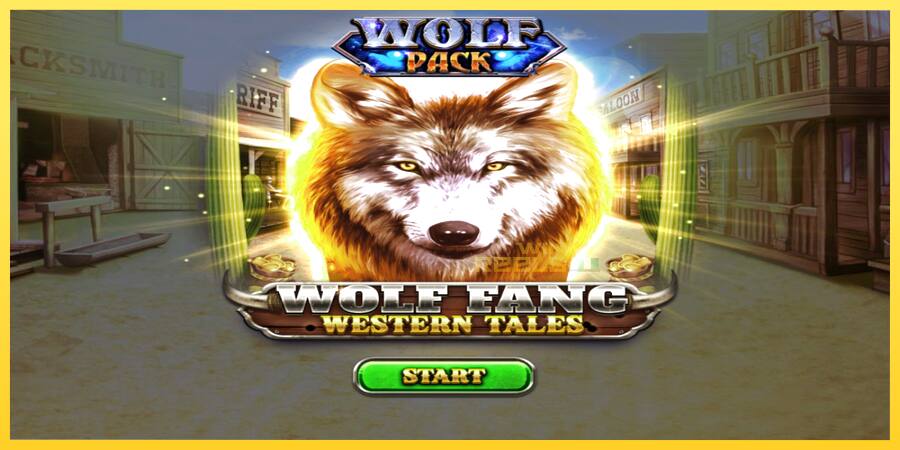 Afbeelding 1 speelautomaat Wolf Fang - Western Tales