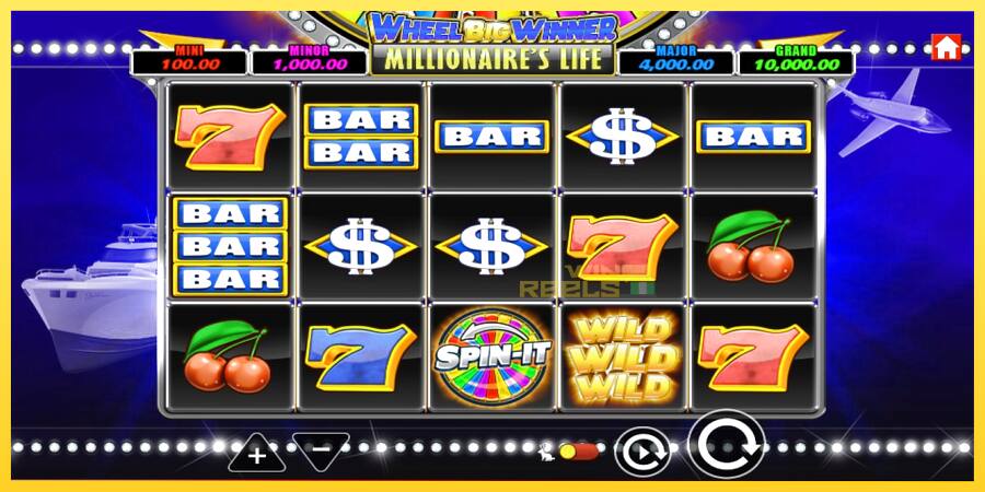 Afbeelding 2 speelautomaat Wheel Big Winner Millionaires Life