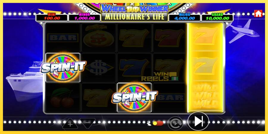 Afbeelding 3 speelautomaat Wheel Big Winner Millionaires Life