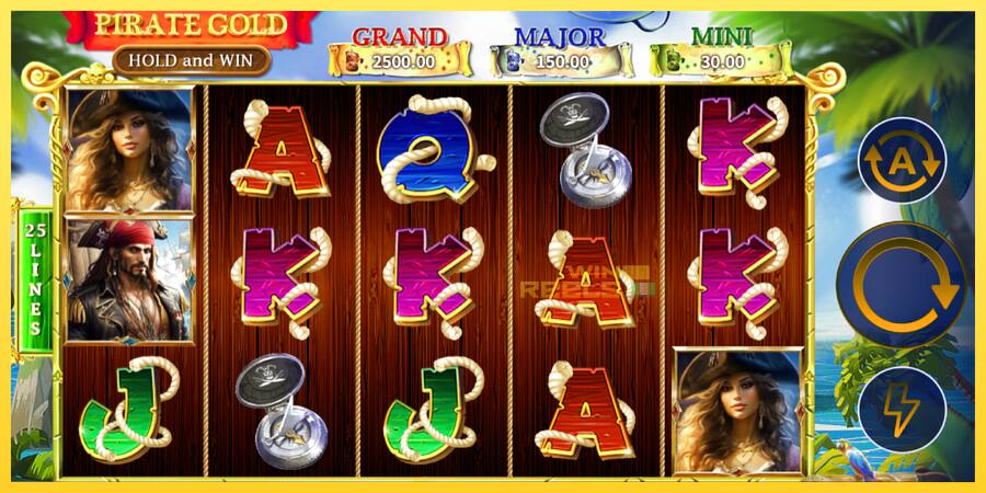 Afbeelding 2 speelautomaat Pirate Gold Hold and Win